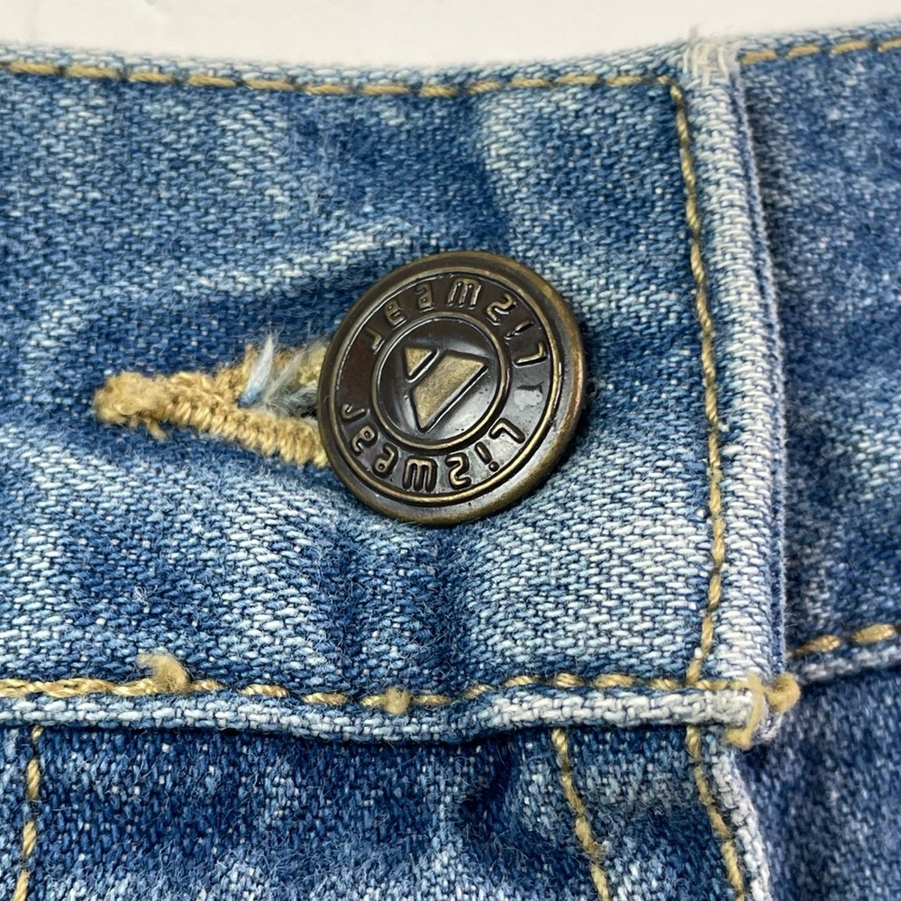 Vintage Liz Claiborne Liz Wear 80s 90s Denim Jean Mini Skirt Size 4 Petite - Picture 7 of 16